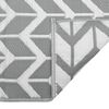 vidaXL Ulkomatto ARAKIL Harmaa 190x290 cm PP