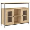 vidaXL Senkki Sonoma tammi 100x35x80 cm tekninen puu
