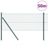 vidaXL Aitalatu Vihre&auml; 50 x 0,5 m (25 x 25 mm verkko) Ter&auml;s ja PVC
