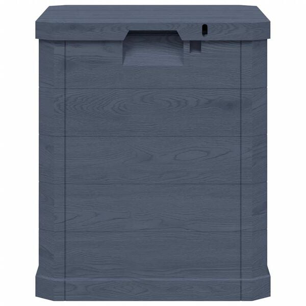 vidaXL Puutarhan varastoarkku 90 litraa antrasiitti