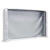 vidaXL polttopuuteline sadesuojalla 250x25x150 cm galvanoitu ter&auml;s