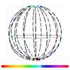 vidaXL Joulupallon valaisin 96 LEDi&auml; RGB Halkaisija 30 x 32 cm