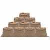 vidaXL Juuttis&auml;kit 10 kpl 100x110 cm 100% Juutti 220 gsm