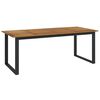 vidaXL Puutarhap&ouml;yt&auml; U-jaloilla 200x90x75 cm t&auml;ysi akasiapuu