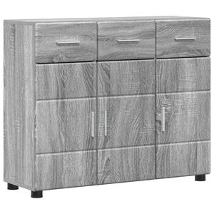 vidaXL Sivup&ouml;yt&auml; FLORIN 88,5 x 30,5 x 73 cm Harmaa Sonoma Tekninen puu