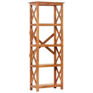 vidaXL Kirjahylly 60x30x160 cm t&auml;ysi akaasiapuu hunajaviimeistelyll&auml;