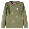Lasten collegepaita khaki 140