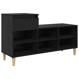 vidaXL Kenk&auml;kaappi 102 x 36 x 60 cm Tekninen puu Musta tammi