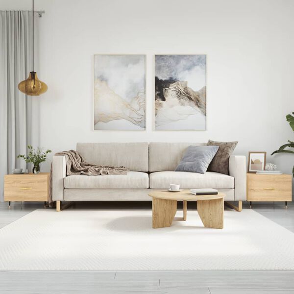 vidaXL Sohvapöydät 2 kpl Sonoma-tammi 50x50x40 cm tekninen puu