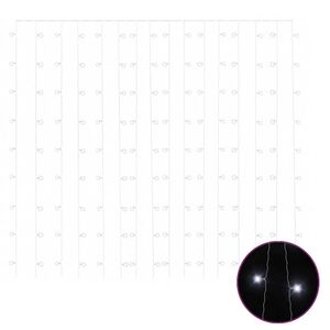 vidaXL LED-valonauhaverho keijuvalot 3x3 m 300 LEDi&auml; kylm&auml; valkoinen