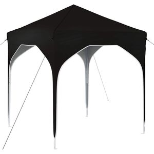 vidaXL Pop-up Juhlateltta 194 x 194 x 245 cm Musta