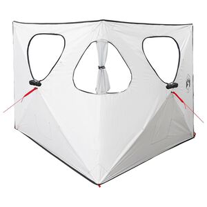 vidaXL Met&auml;stys Teltta 145 x 145 x 150 cm Valkoinen Mustoutus