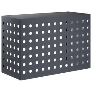 vidaXL Ilmastointilaitteen suoja Antrasiitti 90 x 40 x 60 cm Ter&auml;s