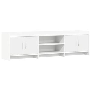 vidaXL TV-kaappi 168 x 33 x 47 cm valkoinen Tekninen puu