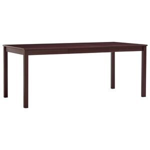 vidaXL Ruokap&ouml;yt&auml; tummanruskea 180x90x73 cm m&auml;nty