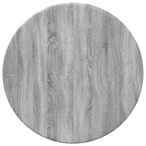 vidaXL P&ouml;yt&auml;levy &Oslash; 30 x 1,5 cm Py&ouml;re&auml; Tekninen puu Harmaa Sonoma