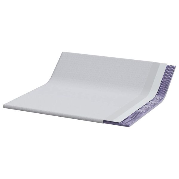 vidaXL Patjanp&auml;&auml;llinen Valkoinen 180 x 200 x 6 cm Jacquard-kangas