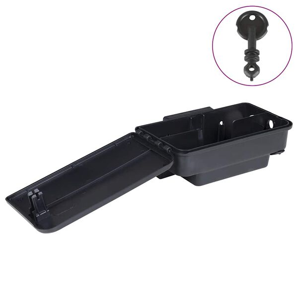 vidaXL Hiiriloukut 6 kpl musta 22x12,5x7,5 cm