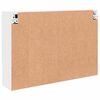 vidaXL Peilikaappi ovella Valkoinen 80 x 17 x 55 cm Tekninen puu