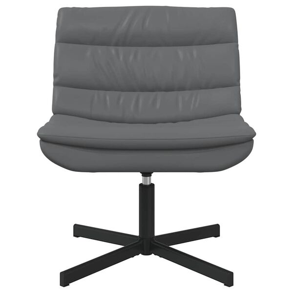 vidaXL Pyörivä tuoli Harmaa 63 x 75 x 76 cm PU