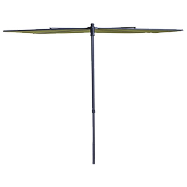 Madison Parvekkeen päivänvarjo Sun Wave 270x150 cm salvianvihreä