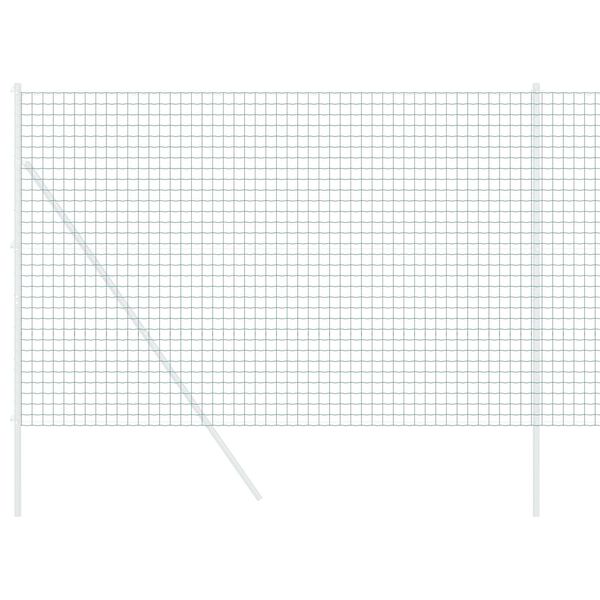 vidaXL Euroaita Vihreä 1.5 x 10 m PVC-pintainen rauta