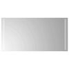 vidaXL LED kylpyhuonemirror L&auml;pin&auml;kyv&auml; 80 x 40 cm karkaistu lasi