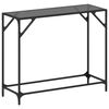 vidaXL Sohvap&ouml;yt&auml; musta lasinen p&ouml;yt&auml;levy 98x35x81 cm ter&auml;s