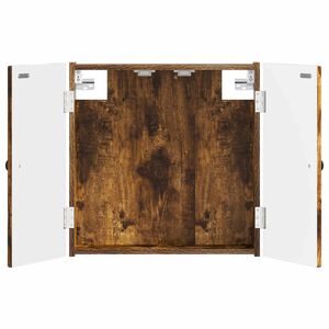 vidaXL Dartboard-kaappi BREDA Savutammi 52,5 x 10,5 x 53,5 cm