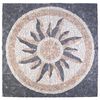 vidaXL Mosaiikkilaattat Aurinkokuviolla Moniv&auml;rinen 120 x 120 cm