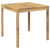 vidaXL Puutarhap&ouml;yt&auml; valkoinen 80 x 80,5 x 75 cm Tihe&auml; akasiapuu