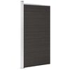 vidaXL Aitapaneeli WPC 95x186 cm musta