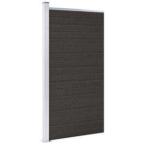 vidaXL Aitapaneeli WPC 95x186 cm musta