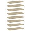 vidaXL Kirjahyllytasot 8 kpl Sonoma tammi 40x20x1,5 cm lastulevy