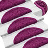 vidaXL Porrasmatot 10 kpl 56x17x3 cm violetti puolipy&ouml;re&auml;