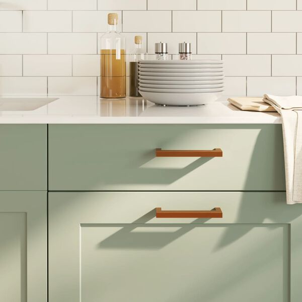 vidaXL Kaapin kahvat 20 kpl pronssi 128 mm ruostumaton ter&auml;s