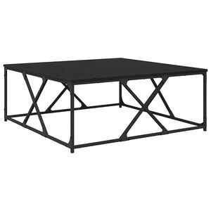 vidaXL Sohvap&ouml;yt&auml; Musta tammi. 100 x 100 x 40 cm Tekninen puu