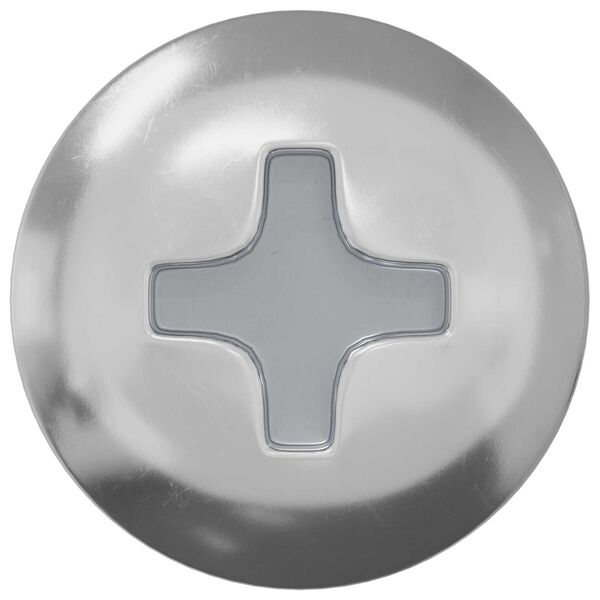 vidaXL Itsekiertev&auml; kynsi 2 pcs Sinkitty 4 x 25 mm Ter&auml;s