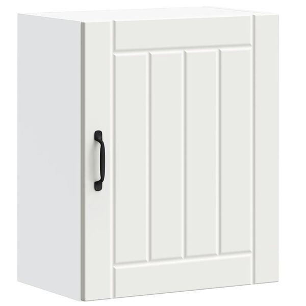 vidaXL Keittiön seinäkaappi Lucca valkoinen tekninen puu