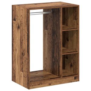 vidaXL Vaatekaappi Vanha puu 77 x 48 x 102 cm Tekninen puu