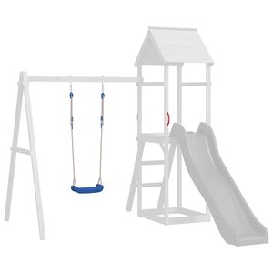 vidaXL Keinuistuimet k&ouml;ysill&auml; 2 kpl sininen 37x15 cm polyeteeni