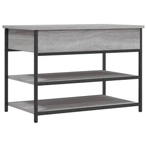 vidaXL Kenk&auml;penkki harmaa Sonoma 70x42,5x50 cm tekninen puu