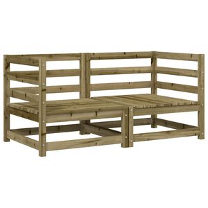 vidaXL Puutarhansohvan kulmapalat 2 kpl 70x70x67 cm kyll&auml;stetty m&auml;nty