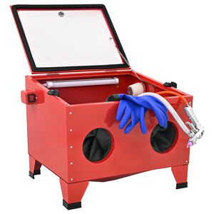 vidaXL Hiekkapuhdistuskaappi 94,8 l 125 PSI Kylm&auml;valssattu ter&auml;s