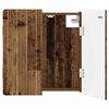 vidaXL Dartboard-kaappi ZWOLLE Vanha puu 52,5 x 10,5 x 57,5 cm