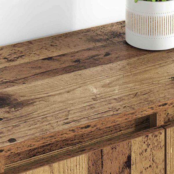 vidaXL Sivup&ouml;yd&auml;t 2 pcs Vanha Puu 60 x 35 x 70 cm Tekninen puu