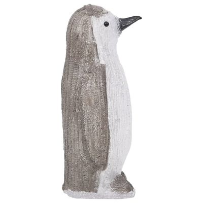 vidaXL LED-pingviini akryyli sisä- ja ulkokäyttöön 30 cm