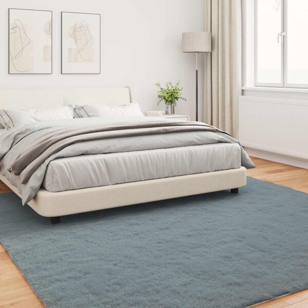 vidaXL Liukuest&auml;v&auml;t tekoruttiturkit Olite Antrasiitti 200 x 200 cm