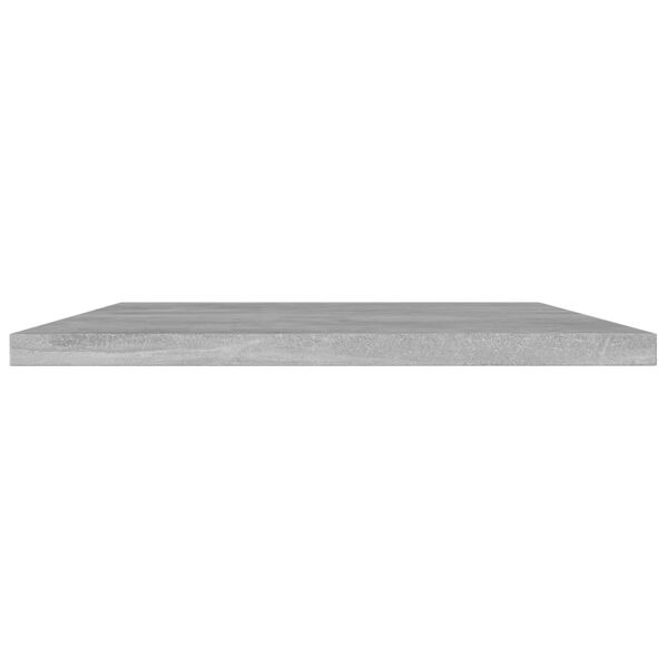 vidaXL Kirjahyllytasot 4 kpl betoninharmaa 100x20x1,5 cm tekninen puu