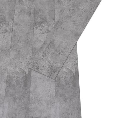 vidaXL PVC-lattialankut 5,02 m² 2 mm itseliimautuva sementinruskea